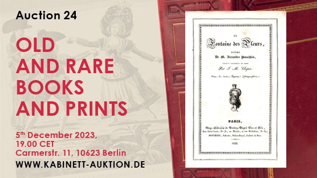 24. Auktion. Alte Bücher, Illustrierte Ausgaben, Druckgrafik. Russische Bücher